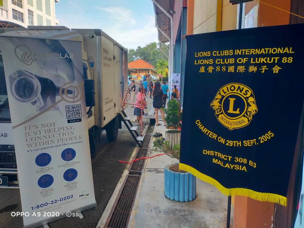 Hearing Screening Audiolab Hearing and Lions Club Seremban in SJK (C) Chung Hua, Rantau, Negeri Sembilan